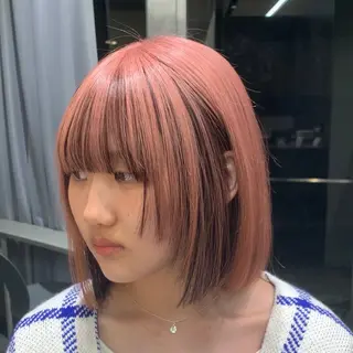 ミディアム カラー サロウィン(SALOWIN)原宿iori店所属・れい🫧 ハイトーン特化のヘアスタイル