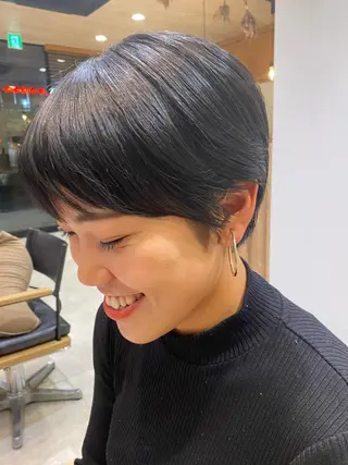 ショート カラー パーマ指名No1 /namiのヘアスタイル