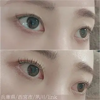 マツエク・マツパ nail&eyelash link所属・link 夙川のマツエク・マツパデザイン