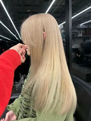 ロング カラー 村田 りょうやのヘアスタイル