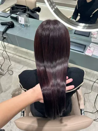 ミディアム カラー ✨髪質改善 縮毛矯正 艶髪 立川 コウキ✨のヘアスタイル