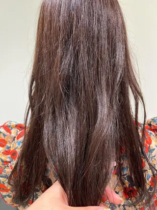 セミロング カラー 【暖色カラー特化】 中山由梨のヘアスタイル