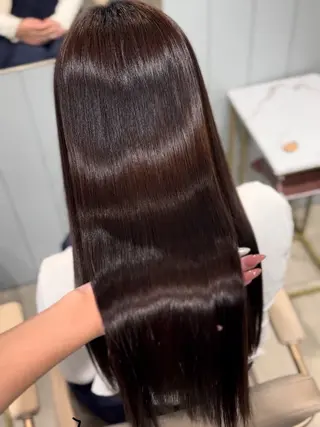 ロング 髪質改善 美髪縮毛矯正/ayaのヘアスタイル