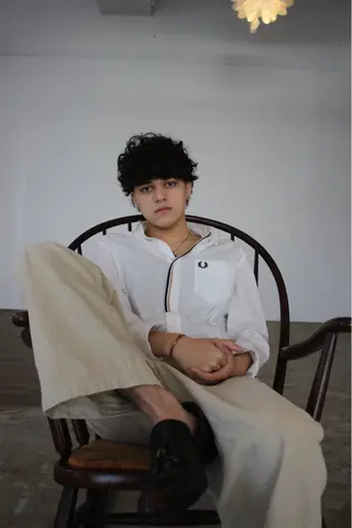 ショート パーマ メンズ DEAN所属・KEIGO/パーマ ハイトーン/DEANのヘアスタイル