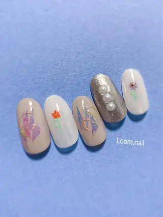 ネイル Loom所属・hrd manamiのネイルデザイン