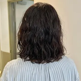 ミディアム パーマ メンズカット /パーマ🍀田畑玖音のヘアスタイル