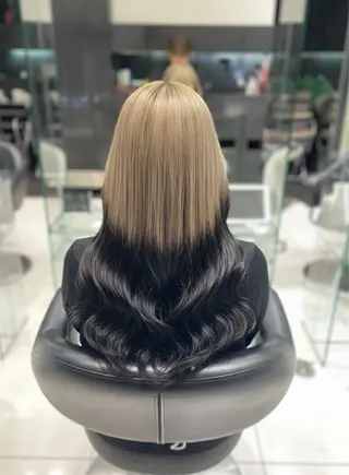 ロング カラー 青木 捺稀のヘアスタイル