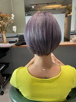 ショート カラー Urio所属・今雪 聡美のヘアスタイル