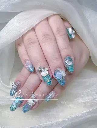 ネイル ラベンダー💖日暮里 ルル💖ネイルのネイルデザイン