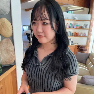 ロング カラー 奥村 紗季のヘアスタイル