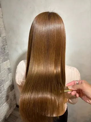 ロング 美髪矯正 🌈髪質改善 山下のヘアスタイル