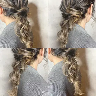 セミロング カラー 代表🎀 ふわモテ愛 され髪🩷yumiのヘアスタイル