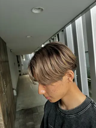 ショート カラー メンズ レイヤーカット 湘南台/高倉航汰のヘアスタイル