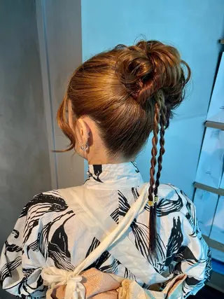 ヘアアレンジ charm《銀座》 ヘアセット/縮毛矯正のヘアスタイル