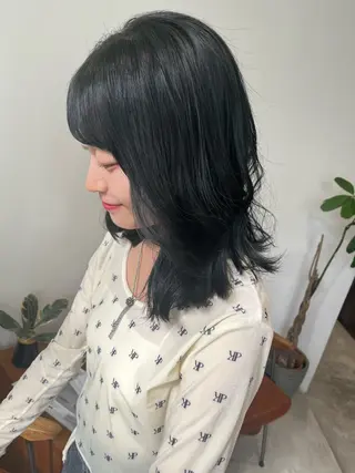 ミディアム 梅田美容室/カット /Maoのヘアスタイル