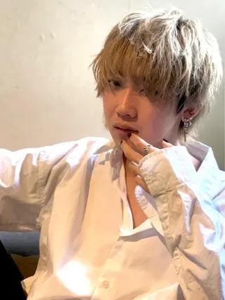 ショート カラー メンズ 5:8所属・吉祥寺【髪質改善カラ ー/ブリーチ】藤井のヘアスタイル