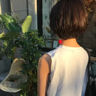 ショート 艶髪color💎髪 質改善ストレート大吉のヘアスタイル