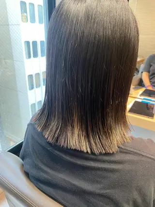 ミディアム パーマ hina💟 透明感カラーのヘアスタイル