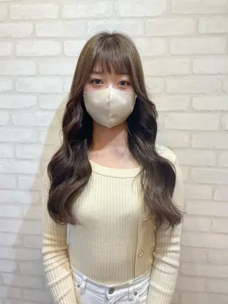 ロング 永井 瑞穂のヘアスタイル