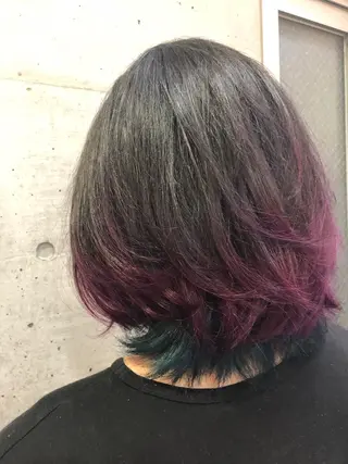 ショート カラー 大栗 佑也  髪質改善のヘアスタイル