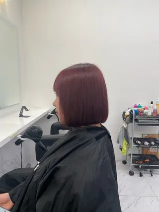 ミディアム カラー ヘアアレンジ 💗横浜美容室 💗HARUNAのヘアスタイル