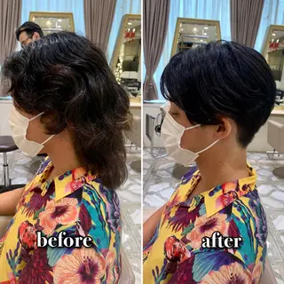 カラー パーマ ヘアアレンジ メンズ キッズ ネイル マツエク・マツパ アイブロウ 《褒められる》 透明感カラー/小嶋のヘアスタイル