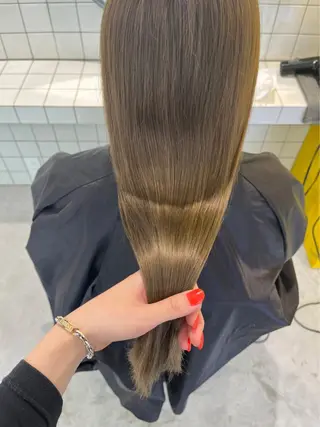 セミロング カラー toko / ブリーチなしカラーのヘアスタイル