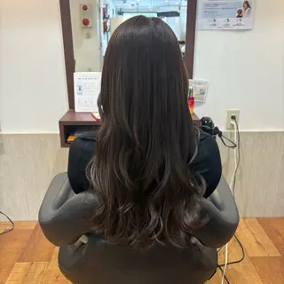 ロング MOLLASALON 浅香山店所属・髪質改善カラー 縮毛矯正🤍辻桃加のヘアスタイル