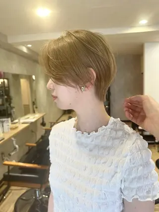 ショート カラー 🍃ショートヘア🍃 北林春樹のヘアスタイル