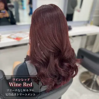 ロング カラー 【ﾐﾆﾓSALE】透 ける艶髪♡ストレートのヘアスタイル