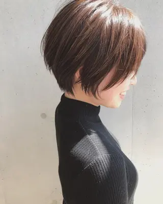 ショート カラー ショート/ボブ /パーマ🌿柏原良亮のヘアスタイル