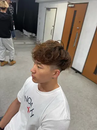 パーマ メンズ クラシックスタイル 💈鈴木洵誠のヘアスタイル