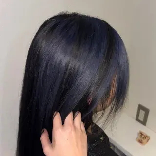 ロング カラー ORGN.所属・二千華 /派手髪デザインのヘアスタイル