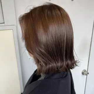 ミディアム カラー ヘアアレンジ maoブリーチ無し 似合わせカラーのヘアスタイル