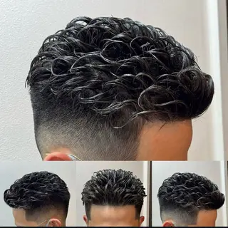 ショート パーマ Dorcus所属・日本橋フェードパーマ 田村　怜央那のヘアスタイル