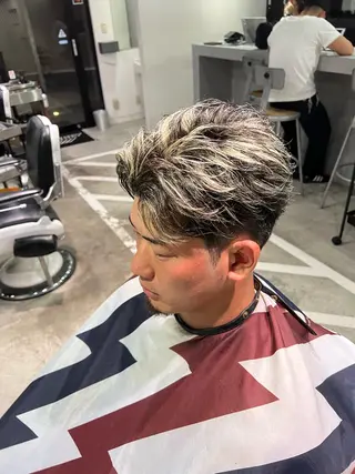 ショート カラー FUJIYAMA BARBER SHOP所属・朝陽 /メンズカット専門のヘアスタイル