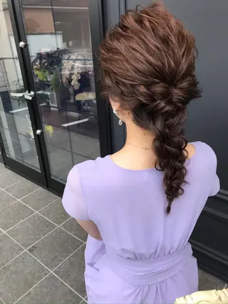 ロング ヘアアレンジ 成松 勇治のヘアスタイル