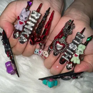 ロング WOLTOKYO渋谷 Anzuのネイルデザイン