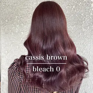 セミロング カラー 大人っぽ♡上品な暖色 ♡ブリーチなし♡のヘアスタイル