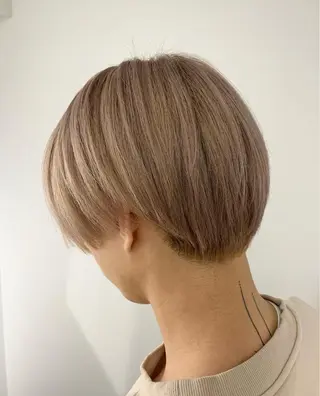 ショート カラー メンズ LOuNICA/銀座 RYUNOSUKEのヘアスタイル