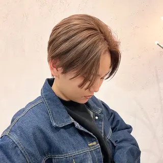 ショート カラー メンズ 【海外風カラー】 DEAN/YUYAのヘアスタイル