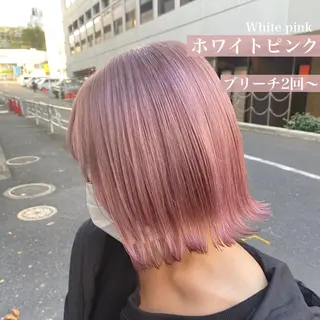 セミロング カラー ヘアアレンジ 🌼原宿JUICE／ official🌼のヘアスタイル