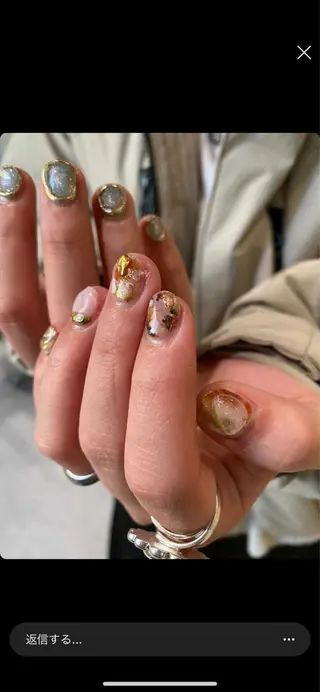 ネイル AO所属・RISAKO 艶髪モテヘア🎀府中のヘアスタイル