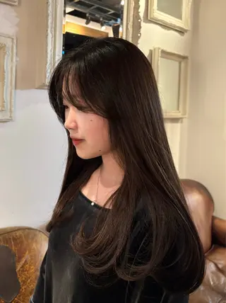 ロング bloc japon所属・Shiena/ モテ愛されのヘアスタイル