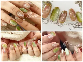 ネイル フルリール 【プライベートサロンのネイルデザイン