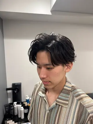 メンズ 大名/透明感カラー/ 中明度カラー/徹平のヘアスタイル