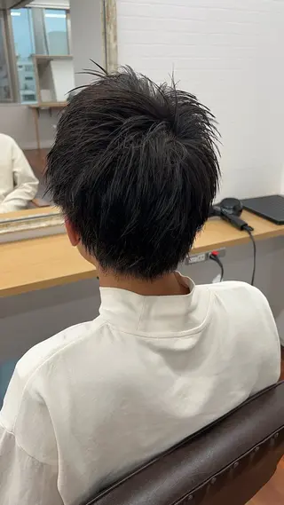 ショート メンズ GRAN LUSSO岡山駅前【グランルッソ】所属・GRAN LUSSO 【MIHARU】のヘアスタイル