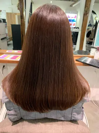 セミロング 指名支持率NO.1 スタイリストのヘアスタイル