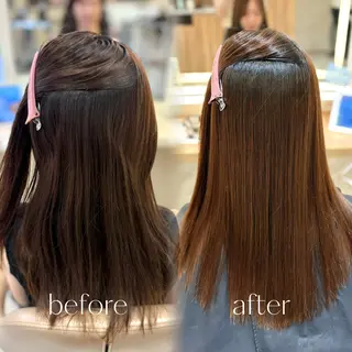 ロング 韓国レイヤー 暖色カラー/さくらのヘアスタイル