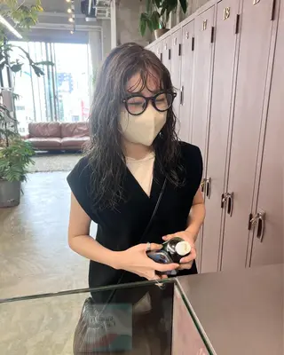 ロング カラー パーマ 水野 雪 /パーマ/暖色カラーのヘアスタイル